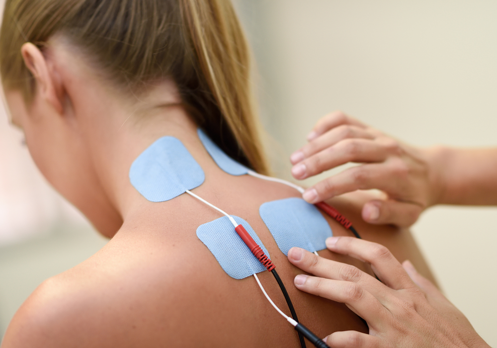 Girl being tested by doctor